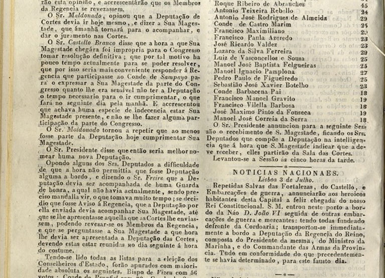 Diário da Regência, 4 de Julho de 1821 - 2