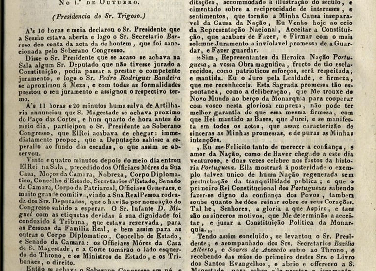 Diário do Governo, 2 de Outubro de 1822 - 1