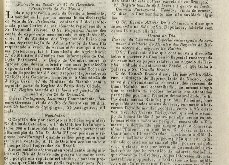 Diário do Governo, 28 de Dezembro de 1822