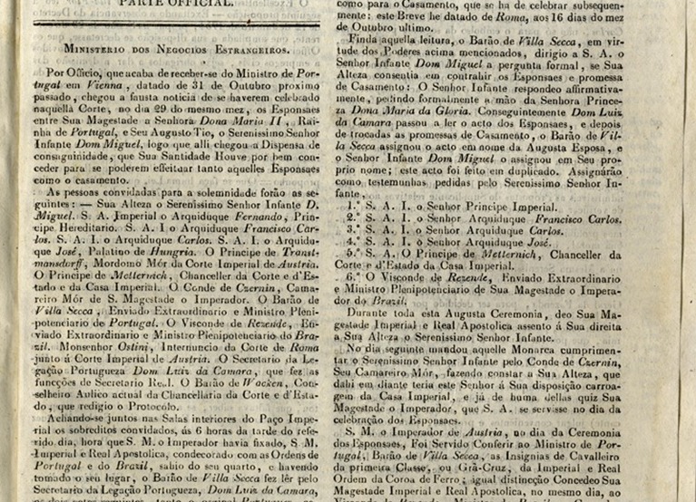 Gazeta de Lisboa 27 de Novembro de 1826