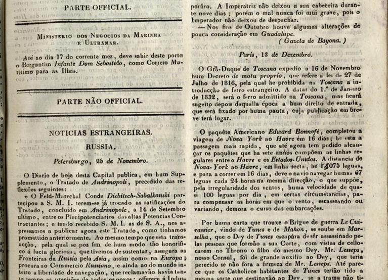 Gazeta de Lisboa 14 de Janeiro de 1830 - 1