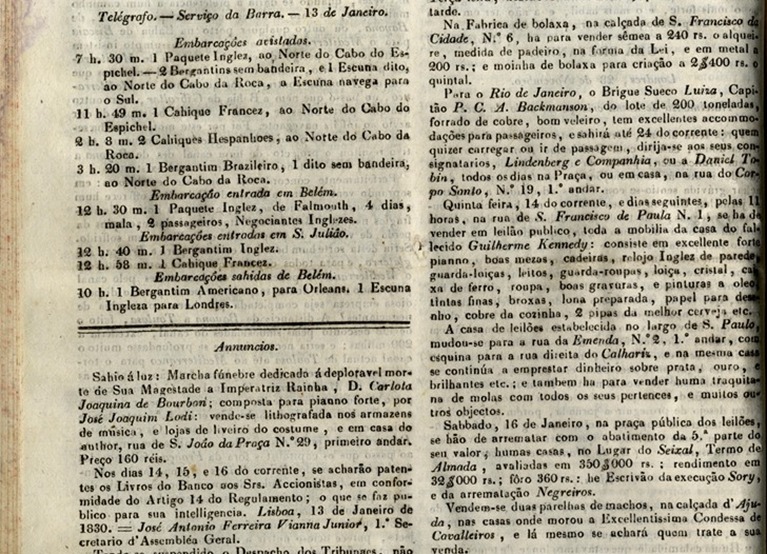 Gazeta de Lisboa 14 de Janeiro de 1830 - 3