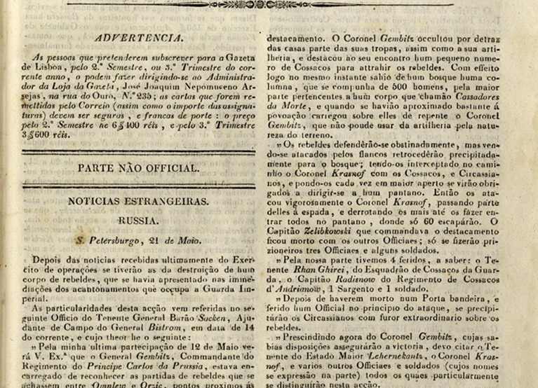 Gazeta de Lisboa 25 de Junho de 1831 - 1